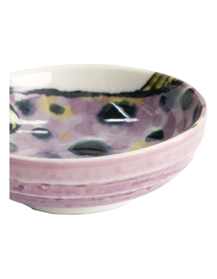 Seafood Fugu Dish 9.5x3cm in Purple