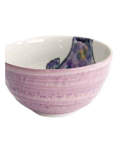 Seafood Fugu Bowl 13x7cm in Purple