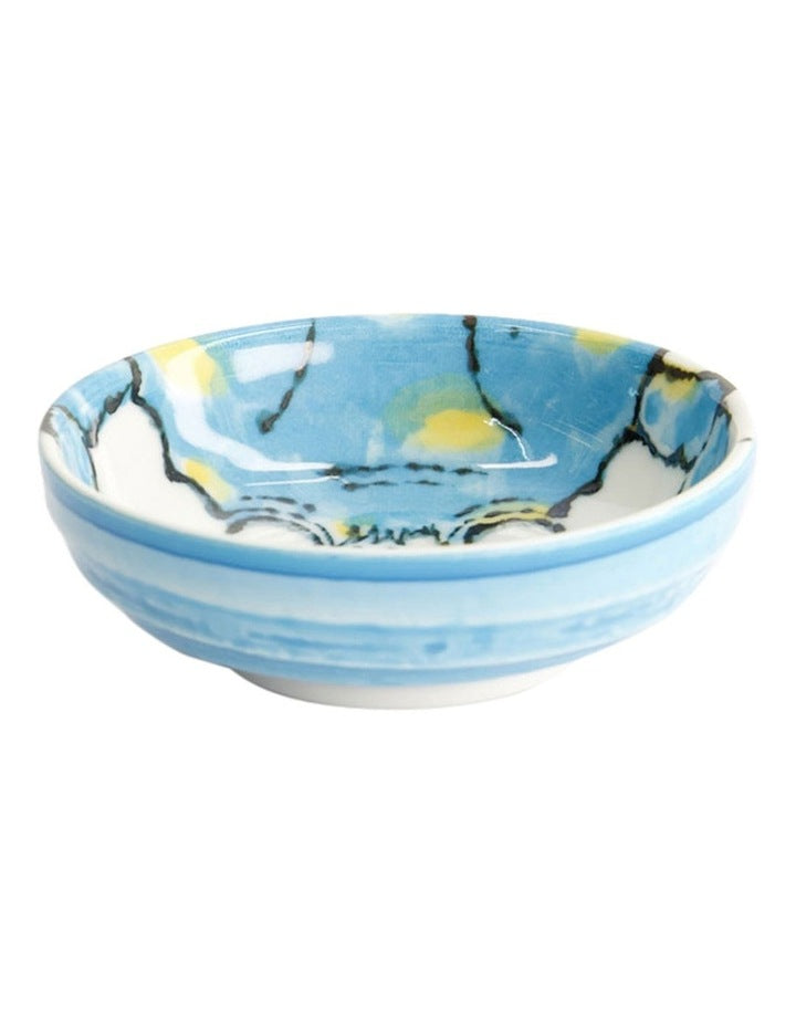 Seafood Crab Dish 9.5x3cm in Light Blue