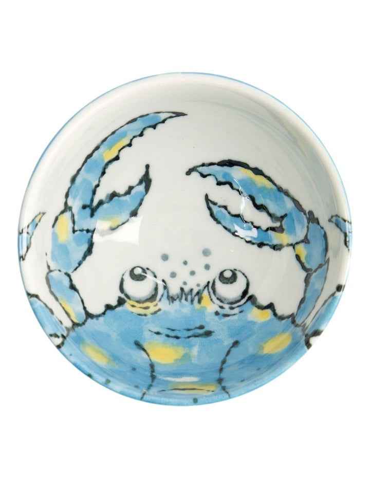Seafood Crab Rice Bowl 11x6cm in Light Blue