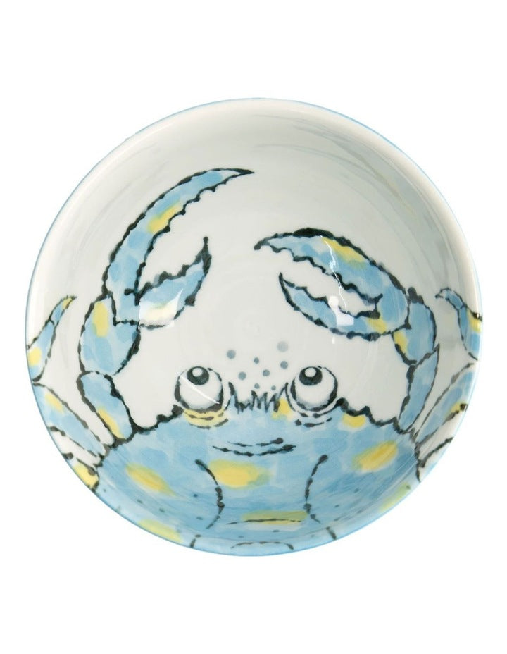 Seafood Crab Bowl 15.5x8cm in Light Blue