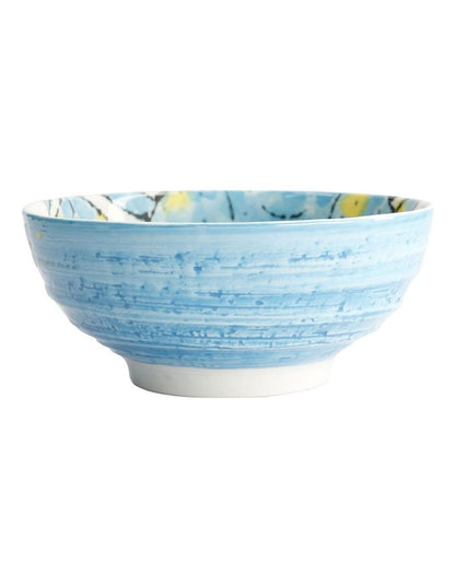 Seafood Crab Ramen Bowl 18.5x8cm in Light Blue