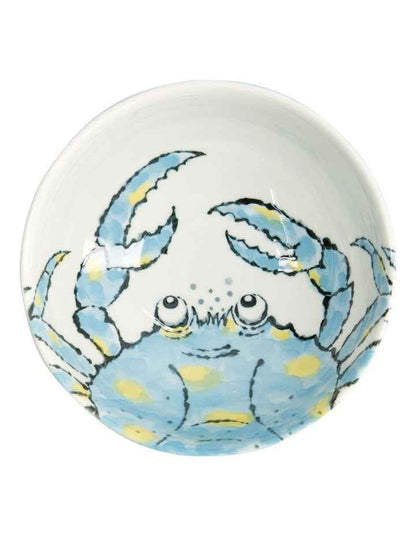 Seafood Crab Ramen Bowl 18.5x8cm in Light Blue