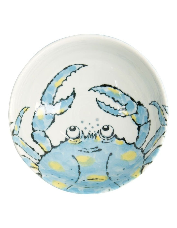 Seafood Crab Ramen Bowl 18.5x8cm in Light Blue