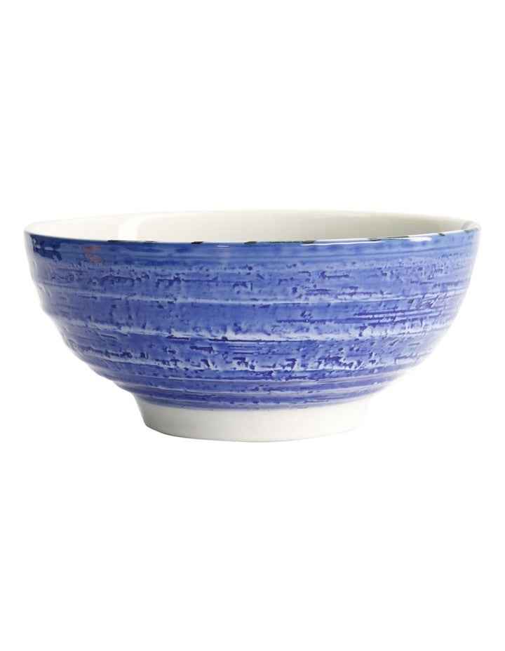 Seafood Snapper Ramen Bowl 18.5x8cm in Blue
