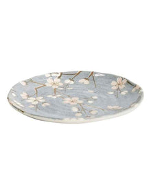 Fujisakura Plate 16.5x2cm in Grey