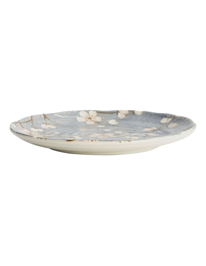 Fujisakura Plate 16.5x2cm in Grey