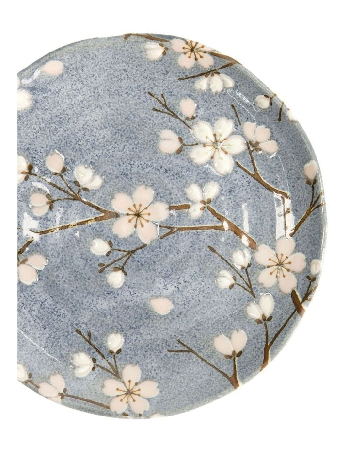 Fujisakura Plate 16.5x2cm in Grey