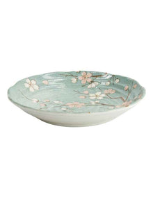 Fujisakura Plate 22x4cm in Green