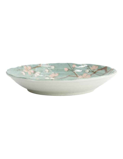 Fujisakura Plate 22x4cm in Green