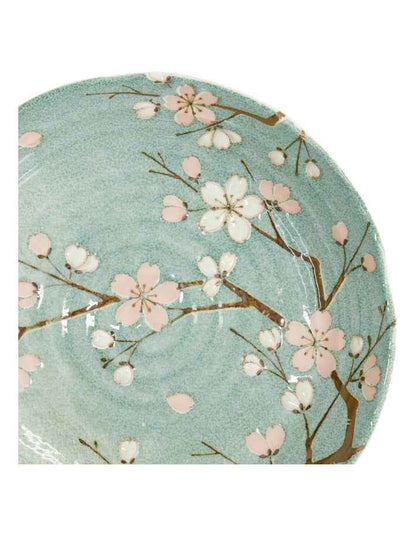 Fujisakura Plate 22x4cm in Green