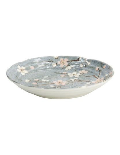 Fujisakura Plate 22x4cm in Grey