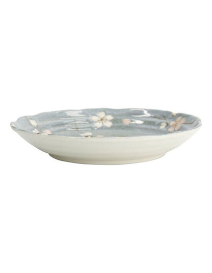 Fujisakura Plate 22x4cm in Grey