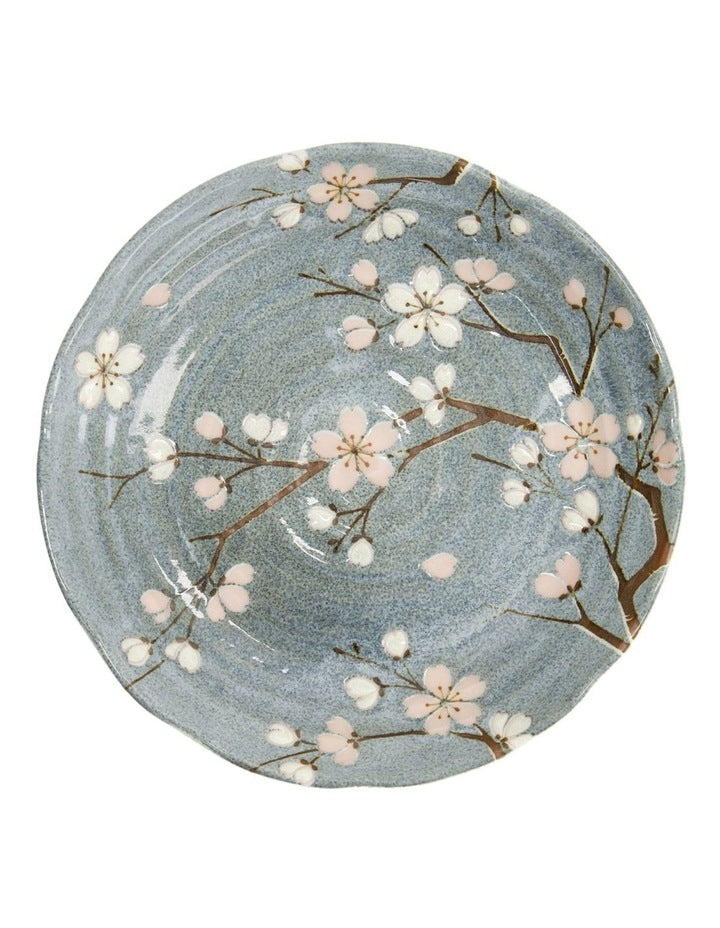 Fujisakura Plate 22x4cm in Grey