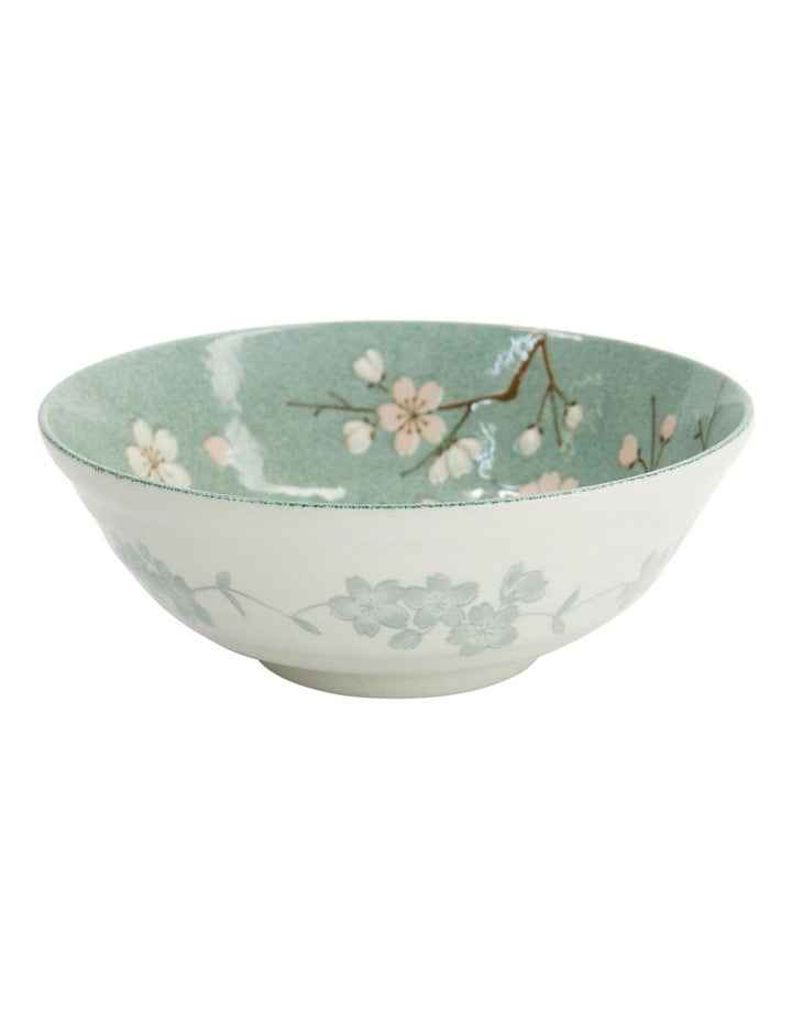 Fujisakura Ramen Bowl 21x7.5cm in Green