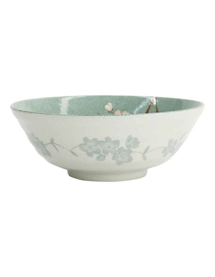 Fujisakura Ramen Bowl 21x7.5cm in Green