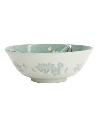 Fujisakura Ramen Bowl 21x7.5cm in Green