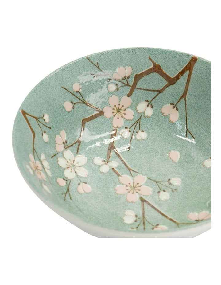Fujisakura Ramen Bowl 21x7.5cm in Green