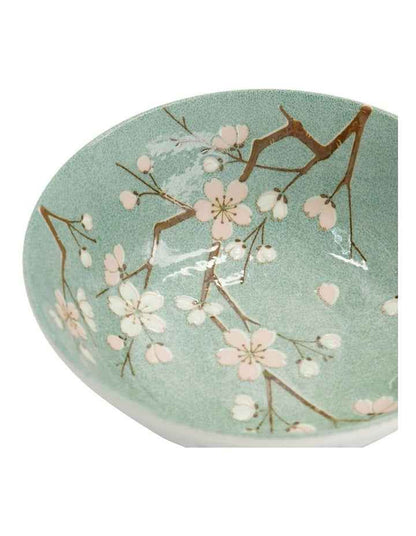 Fujisakura Ramen Bowl 21x7.5cm in Green