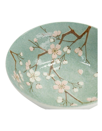 Fujisakura Ramen Bowl 21x7.5cm in Green