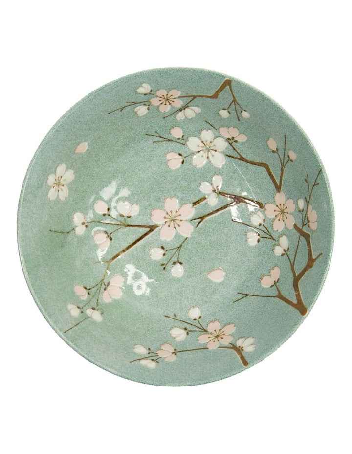 Fujisakura Ramen Bowl 21x7.5cm in Green