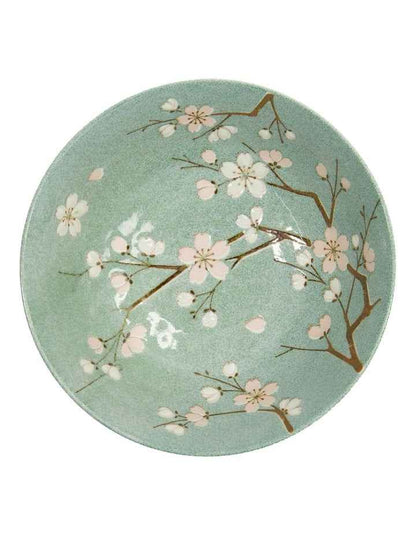 Fujisakura Ramen Bowl 21x7.5cm in Green