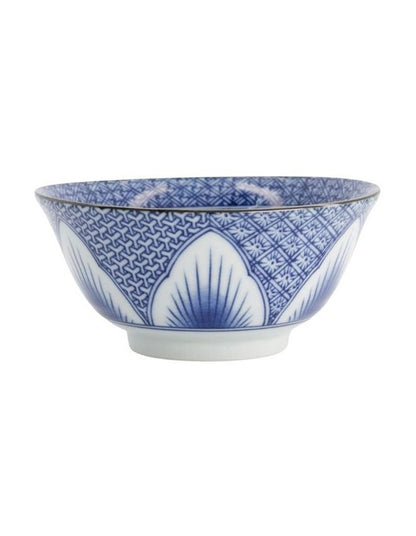 Lily Flower Tayo Bowl 14x6cm in Blue