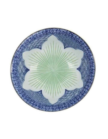 Lily Flower Tayo Bowl 14x6cm in Blue