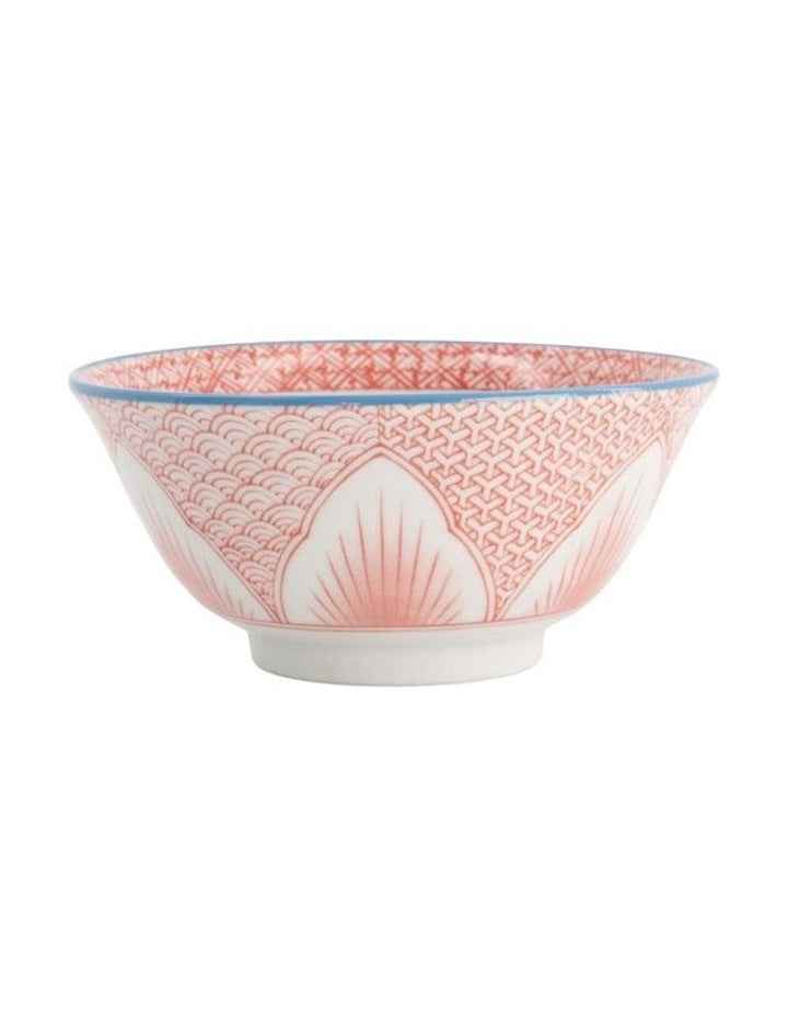 Lily Flower Tayo Bowl 14x6cm in Red