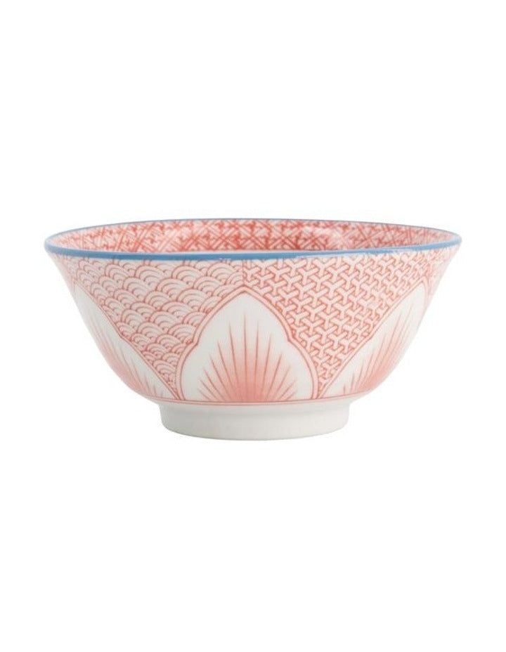 Lily Flower Tayo Bowl 14x6cm in Red