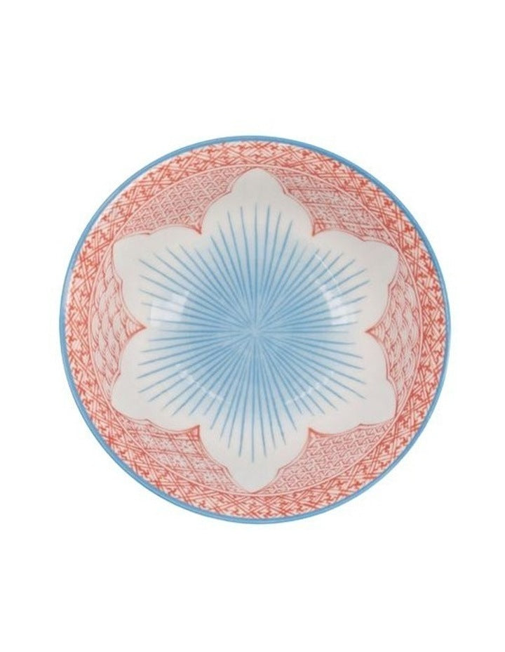 Lily Flower Tayo Bowl 14x6cm in Red