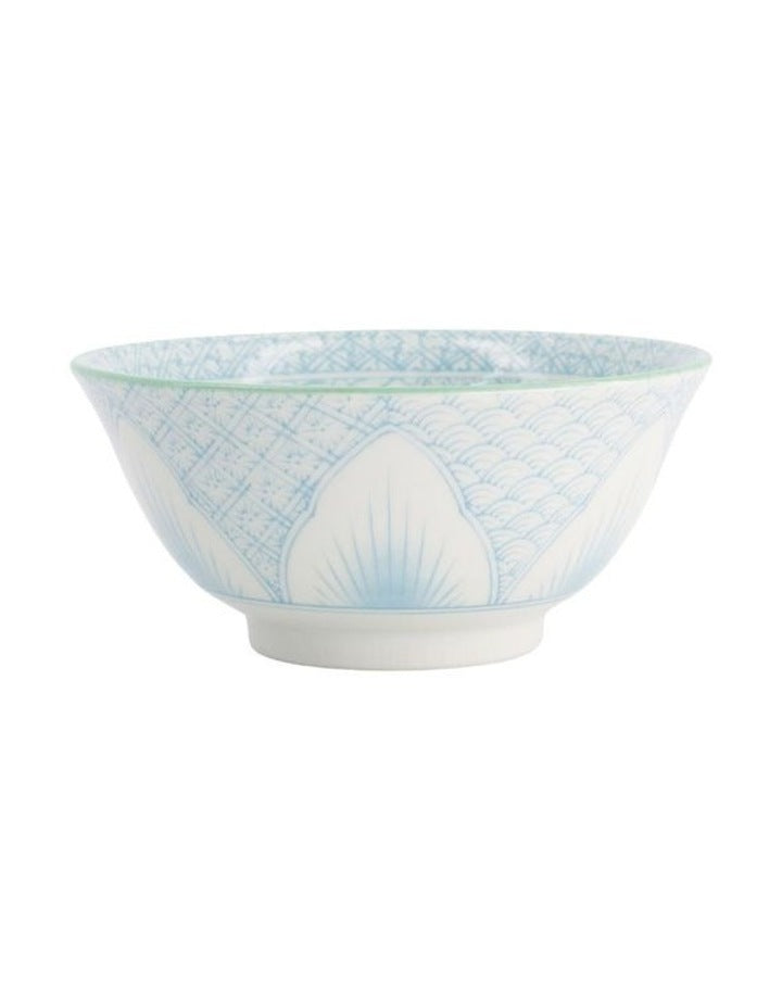 Lily Flower Tayo Bowl 14x6cm in Light Blue