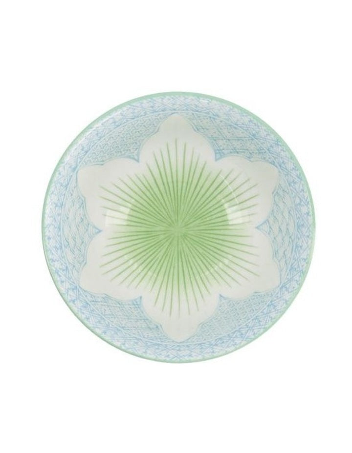 Lily Flower Tayo Bowl 14x6cm in Light Blue