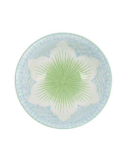 Lily Flower Tayo Bowl 14x6cm in Light Blue