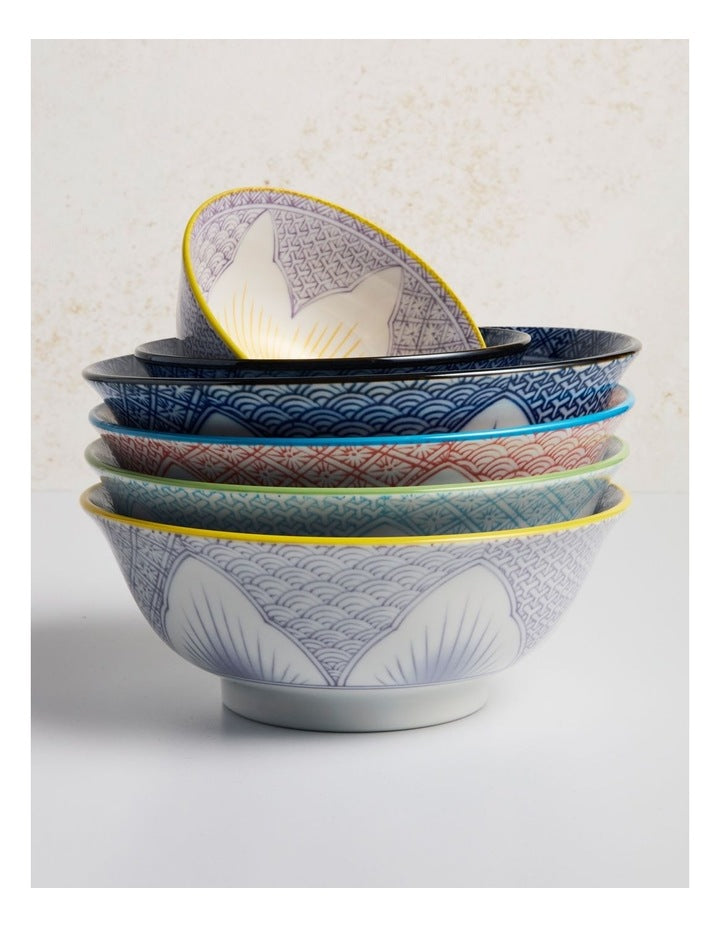 Lily Flower Tayo Bowl 14x6cm in Purple