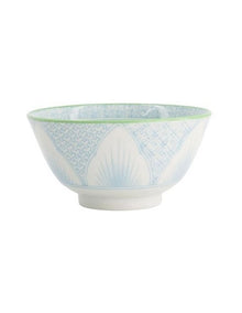 Lily Flower Tayo Small Bowl 13.5x8cm in Light Blue