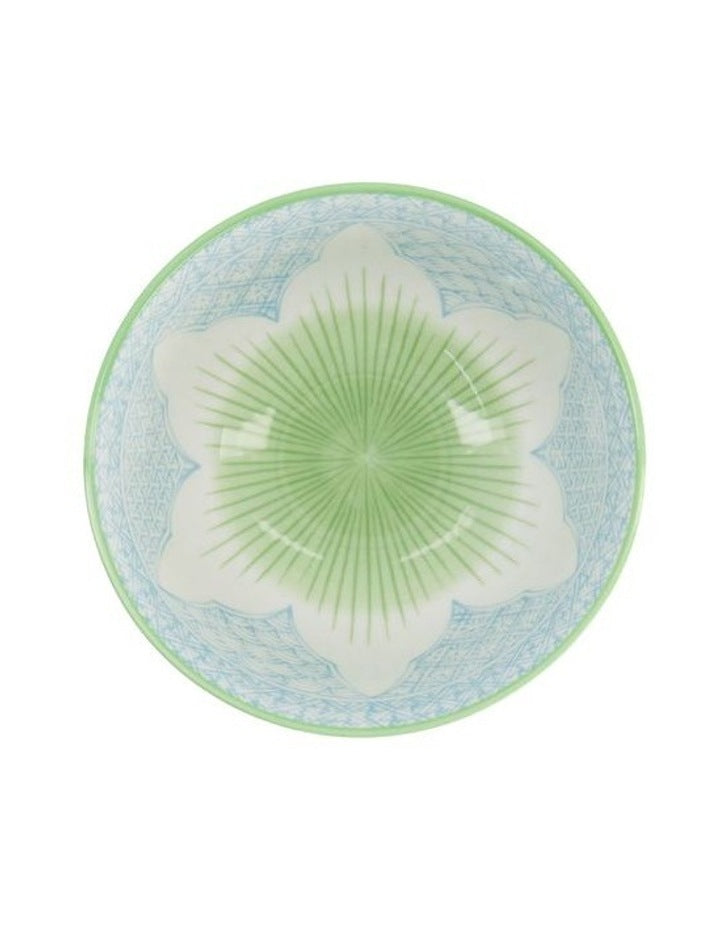 Lily Flower Tayo Small Bowl 13.5x8cm in Light Blue
