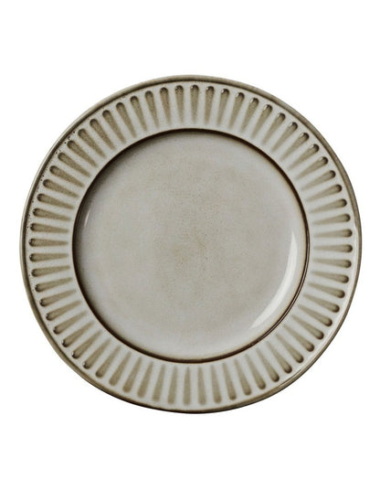Leros Rim Plate 19cm in Mocha