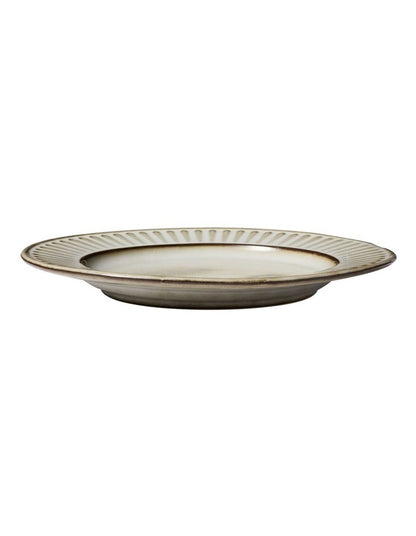 Leros Rim Plate 19cm in Mocha