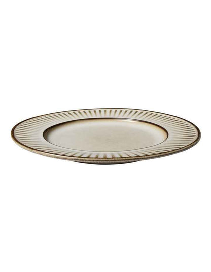 Leros Rim Plate 27cm in Mocha