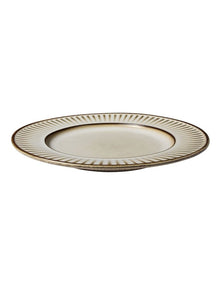 Leros Rim Plate 27cm in Mocha