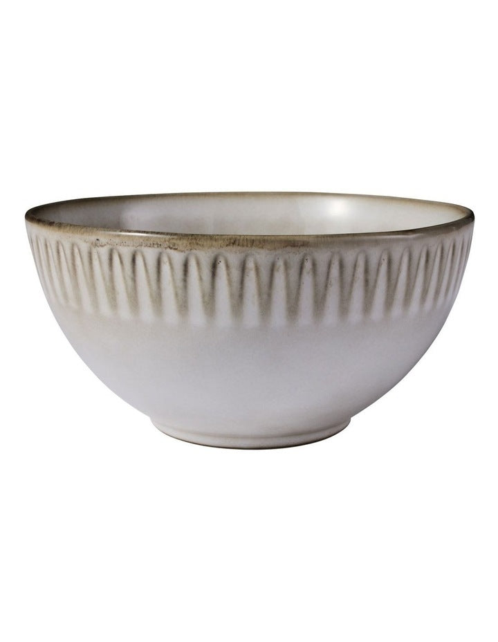 Leros Coupe Bowl 16x8cm in Mocha