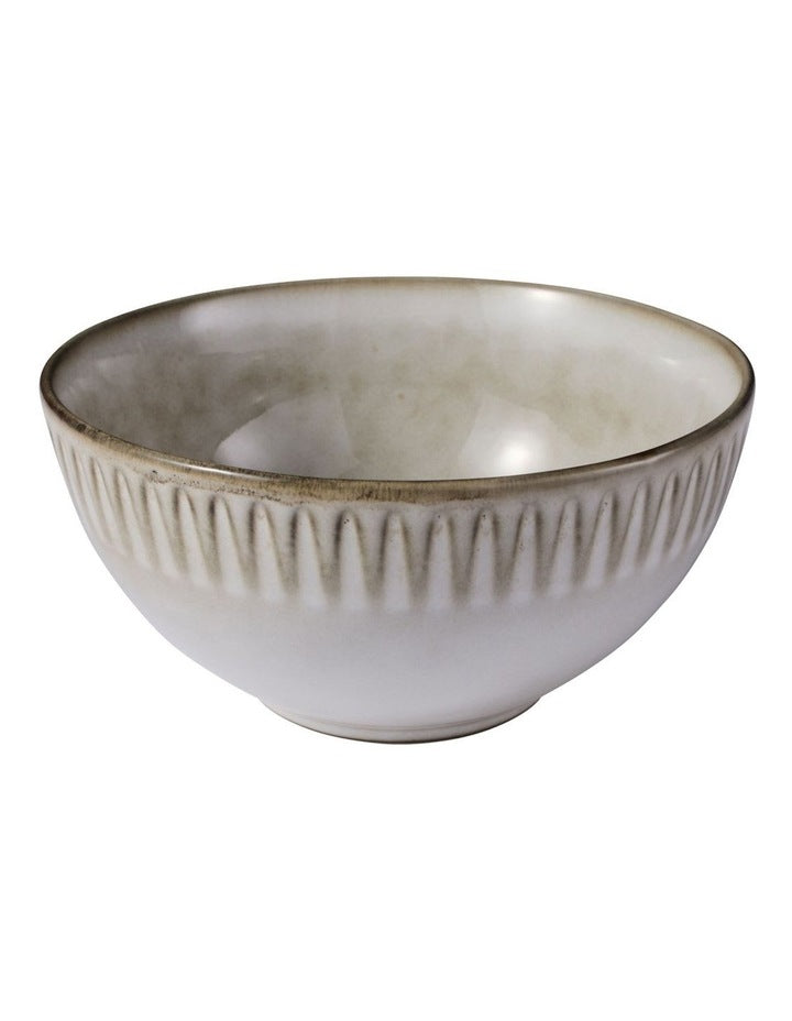 Leros Coupe Bowl 16x8cm in Mocha