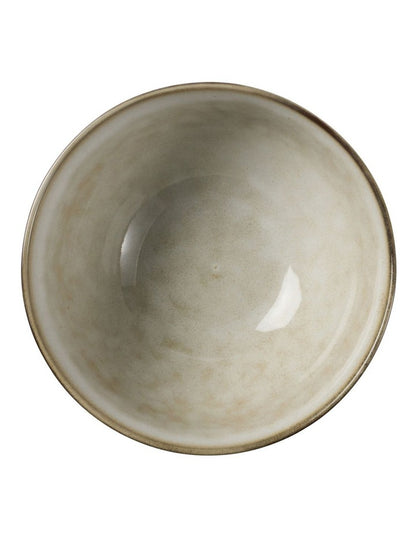 Leros Coupe Bowl 16x8cm in Mocha