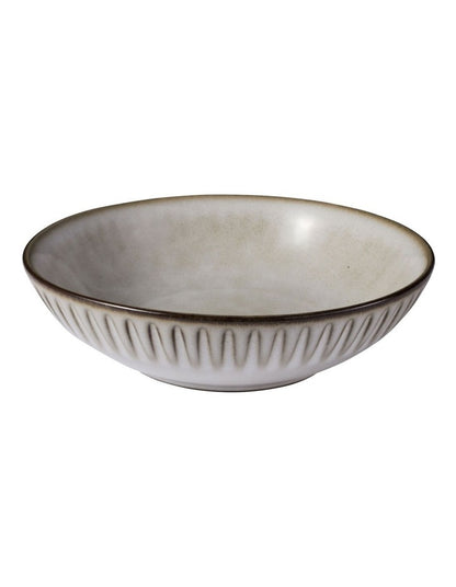 Leros Coupe Bowl 19x5cm in Mocha