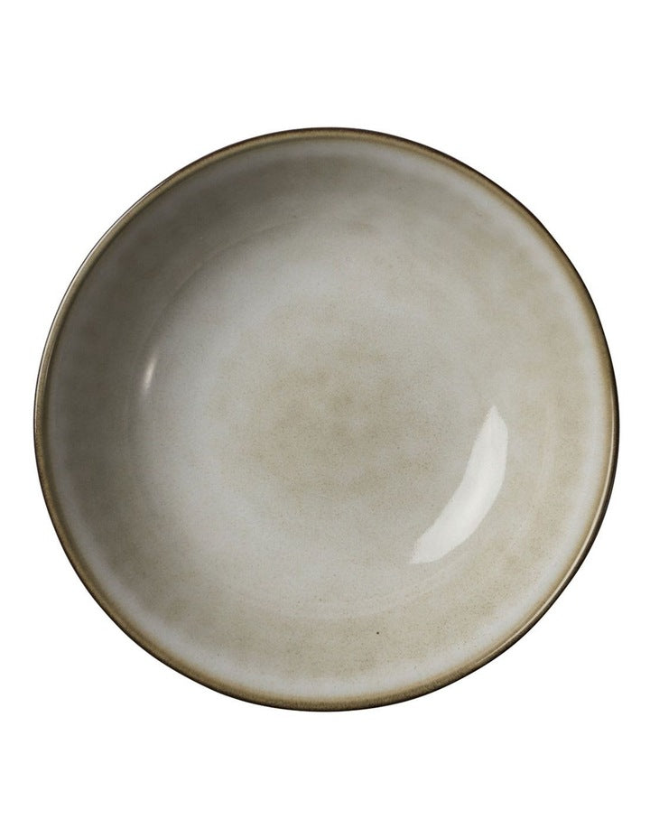 Leros Coupe Bowl 19x5cm in Mocha