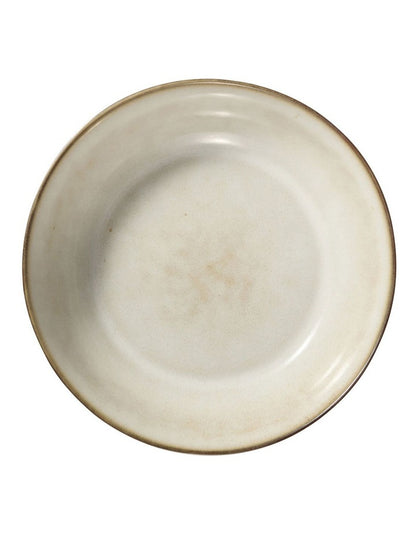 Leros Coupe Pasta Bowl 22x5.5cm in Mocha