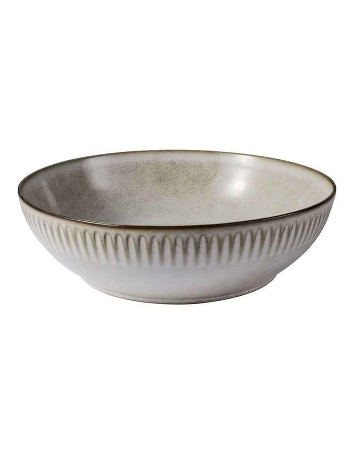 Leros Coupe Serving Bowl 27x7.5cm in Mocha