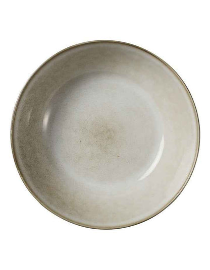 Leros Coupe Serving Bowl 27x7.5cm in Mocha