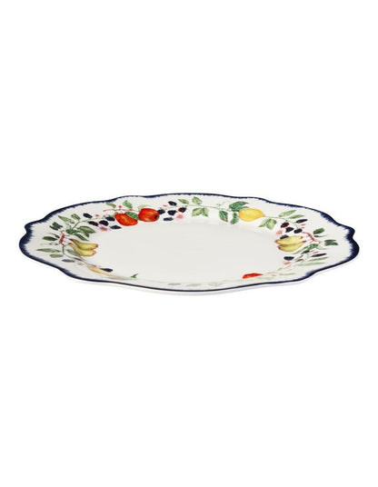 Frutta Scallop Rim Plate 27cm in Multi